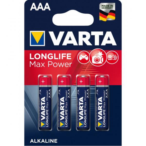 Varta Longlife Maxpower (Max Tech) Mignon LR03 B4